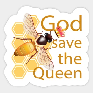 God Save the Queen Sticker